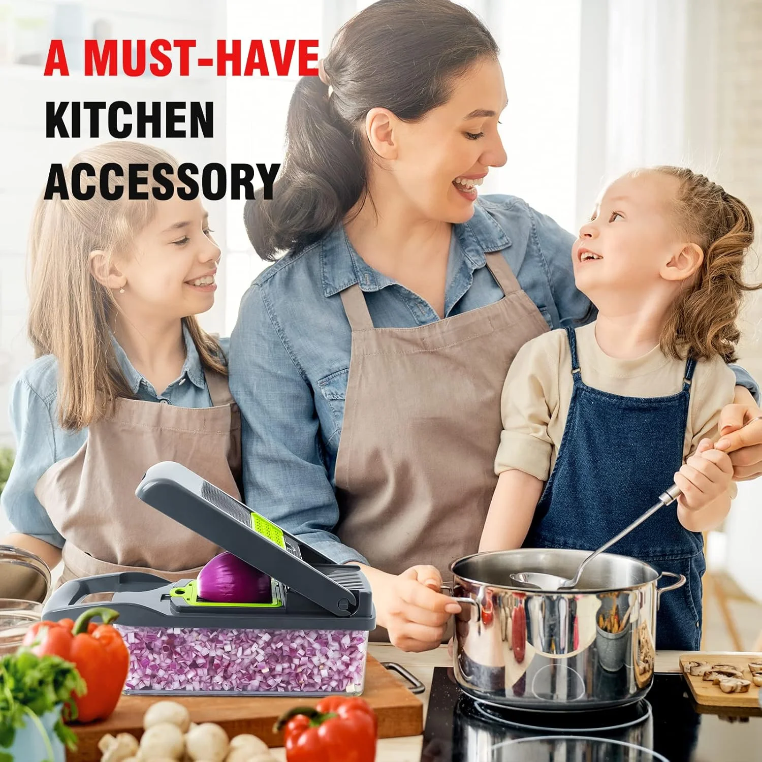 خردکن سبزیجات MAIPOR (خاکستری)