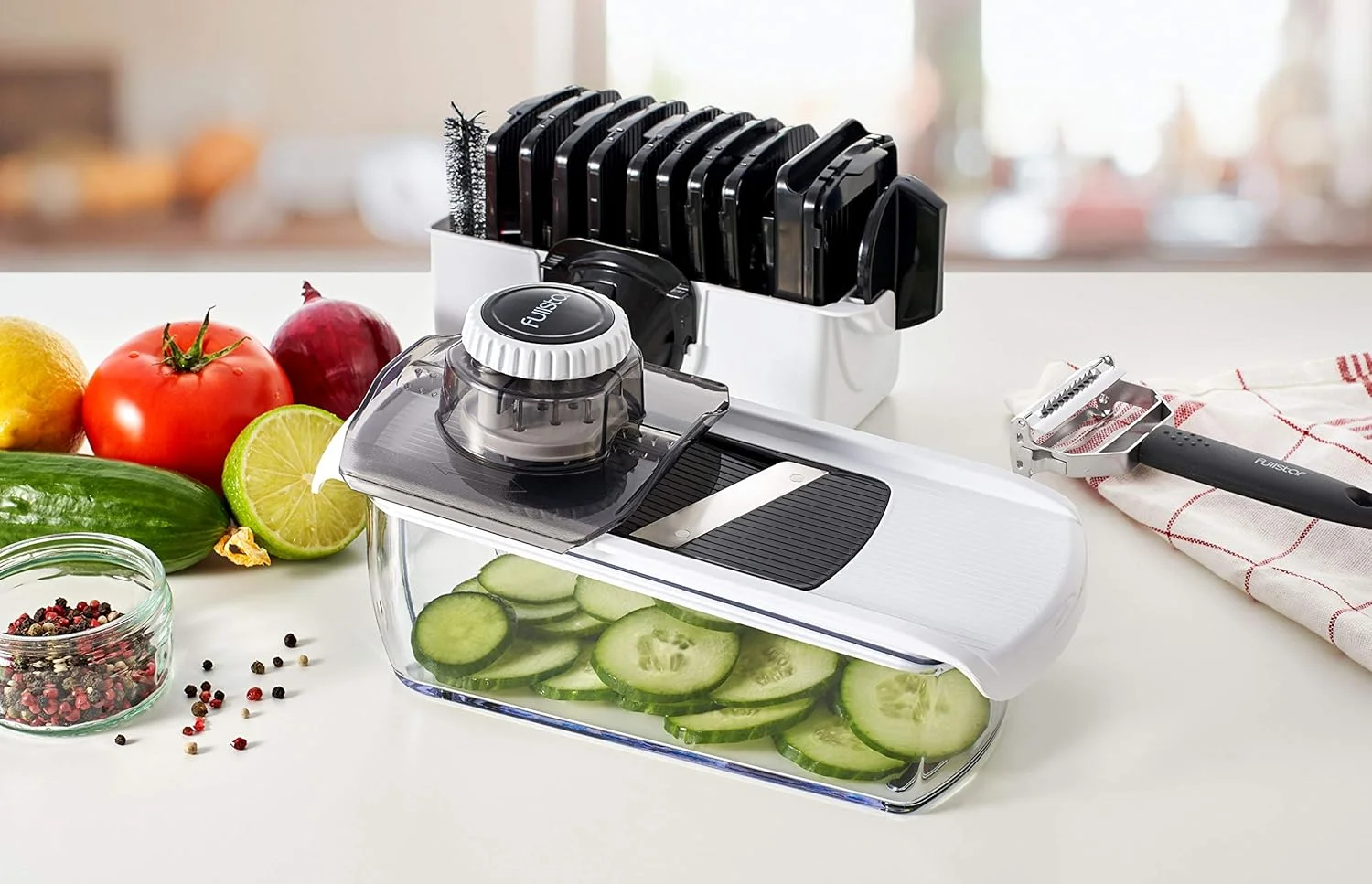 اسلایسر ماندولین، اسلایسر و رنده سبزیجات - اسلایسر سیب زمینی، اسلایسر غذا، اسلایسر سبزیجات، اسلایسر ماندولین، رنده و برش دهنده - اسلایسر سبزیجات، اسلایسر پیاز، اسلایسر میوه برای میوه ها و سبزیجات اسلایسر ماندولین، اسلایسر و رنده سبزیجات - اسلایسر سیب زمینی، اسلایسر غذا، اسلایسر سبزیجات، اسلایسر ماندولین، رنده و برش دهنده - اسلایسر سبزیجات، اسلایسر پیاز، اسلایسر میوه برای میوه ها و سبزیجات