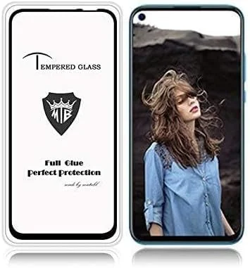 محافظ صفحه نمایش 25 عددی تمام چسب ضد اثر انگشت شیشه ای برای گوشی موبایل هوآوی P20 Lite (2019) (مشکی) لوازم جانبی موبایل