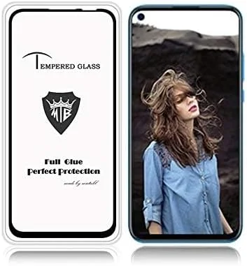 محافظ صفحه نمایش 25 عددی تمام چسب ضد اثر انگشت شیشه ای برای گوشی موبایل هوآوی P20 Lite (2019) (مشکی) لوازم جانبی موبایل