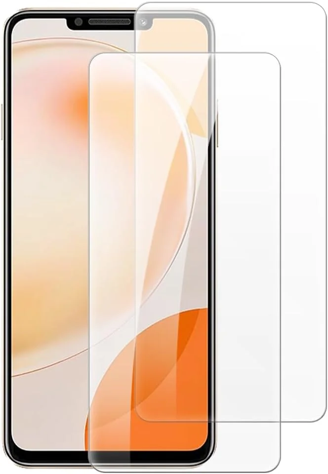 شاین تایم [بسته 2 عددی] محافظ صفحه نمایش شیشه ای حرارت دیده سازگار با هوآوی نوا Y91 4G (6.95 اینچ)، شفاف HD ضد خش بدون حباب، سازگار با قاب