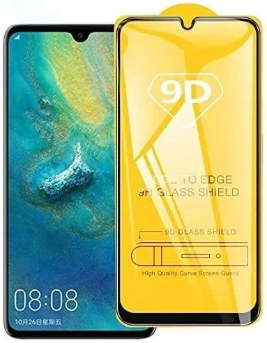 محافظ صفحه نمایش 25 عددی شیشه ای حرارت دیده با چسب کامل 9D برای گوشی موبایل هوآوی P Smart (2019)