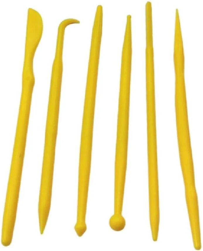 ابزار مجسمه سازی رسی بادوام، کیت مدل سازی رسی DIY برای سفالگری، مدل سازی رسی، نقاشی، بافت دهی، جزئیات، 6/14 عددی، ابزار مدل سازی رسی برای کودکان، پلاستیکی، سفالگری رسی، پخت و پز، تزئین