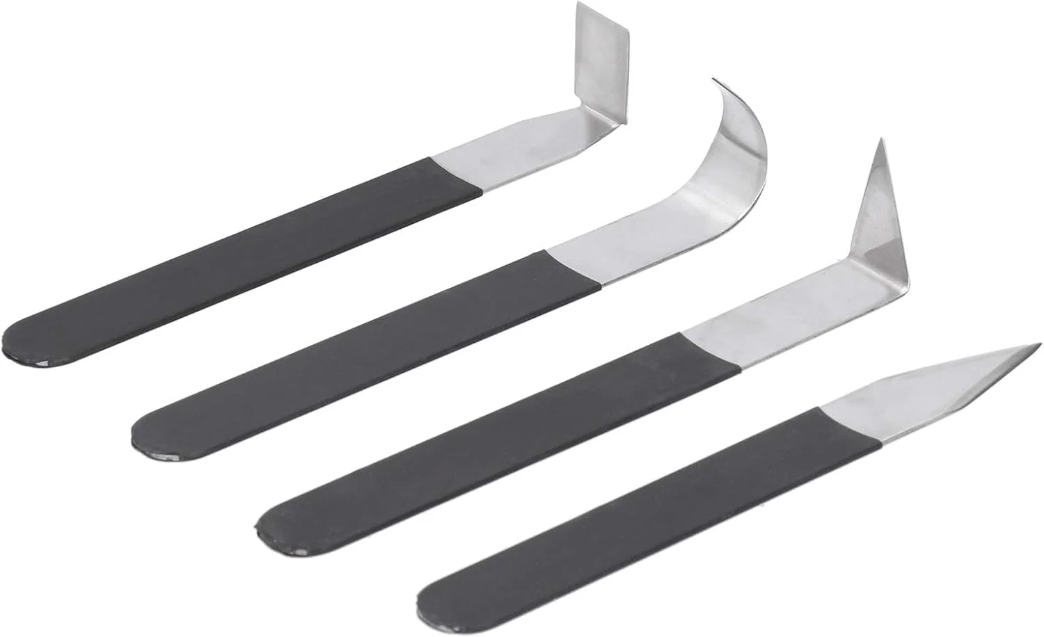 ابزار پرداخت کاری سفال Tbest، چاقوی حکاکی خاک رس سرامیکی، ابزار لرزش سرامیکی برای ابزار و لوازم جانبی گریفین گریپ راکو کمپر، 4 عددی، مجسمه سازی Bison ابزار پرداخت کاری سفال Tbest، چاقوی حکاکی خاک رس سرامیکی، ابزار لرزش سرامیکی برای ابزار و لوازم جانبی گریفین گریپ راکو کمپر، 4 عددی، مجسمه سازی Bison