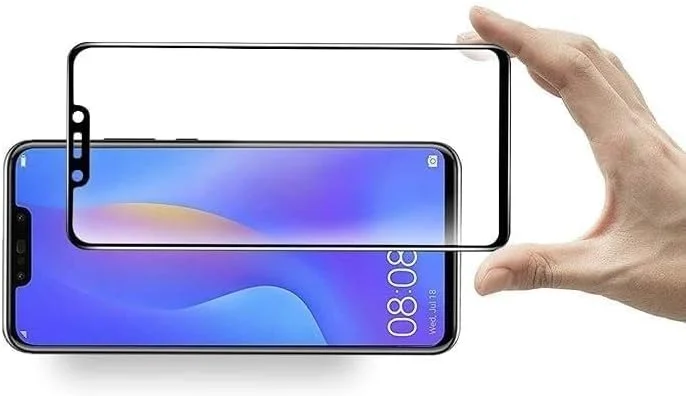 Huawei Nova 3i Screen Protector, 9H Hardness HD Tempered Glass Protector for (P Smart) Smartphone, Black