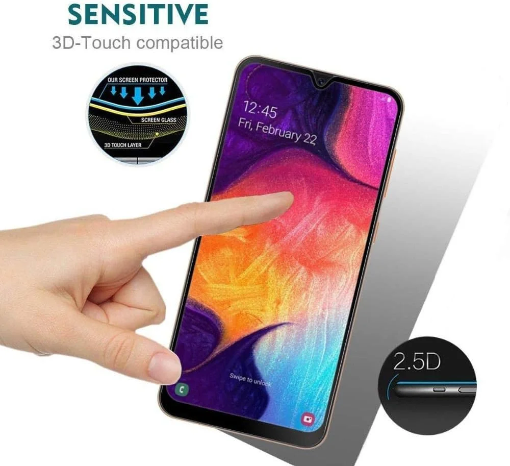 محافظ صفحه نمایش فول کاور MIBQM بسته 3 عددی، شیشه حرارت دیده برای گوشی های هوآوی آنر 20 10 لایت 20i 10i 20S 9X پرو، مناسب برای هوآوی ویو 10 20 V10 V20 و آنر 20i