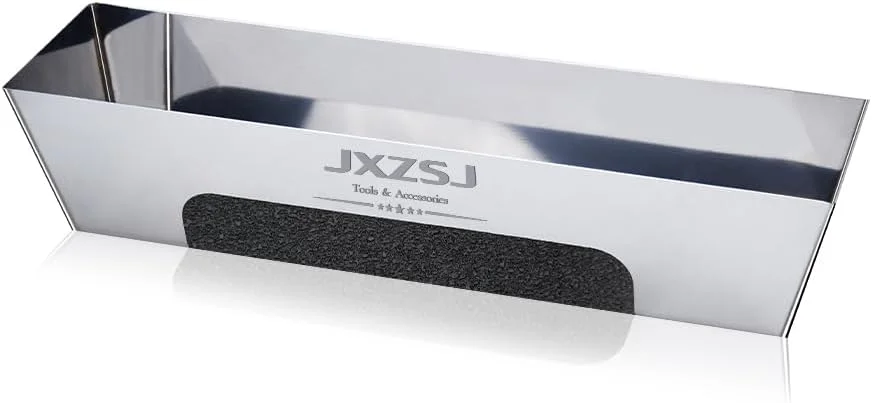 ظرف گِل استیل JXZSJ - ساختار بادوام، ابزار دکوراسیون و سفالگری، تمیز کردن آسان و سازگار با محیط زیست. مناسب برای مخلوط کردن سیمان، ملات، بتونه و رنگ، ظرف گِل 14 اینچ ظرف گِل استیل JXZSJ - ساختار بادوام، ابزار دکوراسیون و سفالگری، تمیز کردن آسان و سازگار با محیط زیست. مناسب برای مخلوط کردن سیمان، ملات، بتونه و رنگ، ظرف گِل 14 اینچ