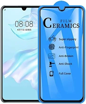 محافظ صفحه نمایش GHZHEGIZHUND، فیلم سرامیکی پوشش کامل چسبی 2.5 بعدی برای لوازم جانبی تلفن های همراه Huawei P30 Lite