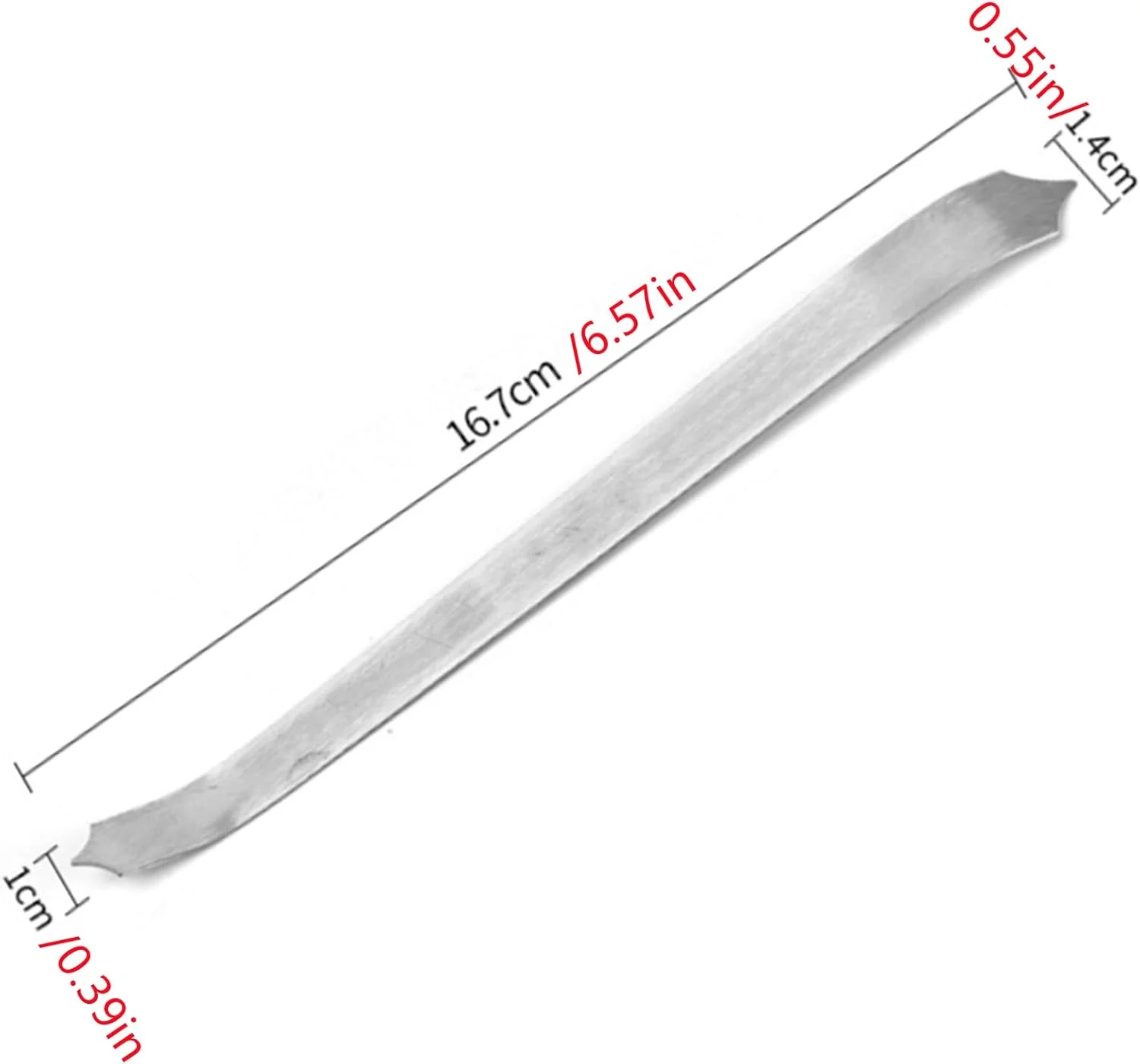 چاقوهای شکل دهی خاک رس سفالگری، ابزارهای سفالگری استیل ضد زنگ ابزار مدل سازی مجسمه سازی خاک رس سر برش دو منحنی برای ساخت بافت سقف