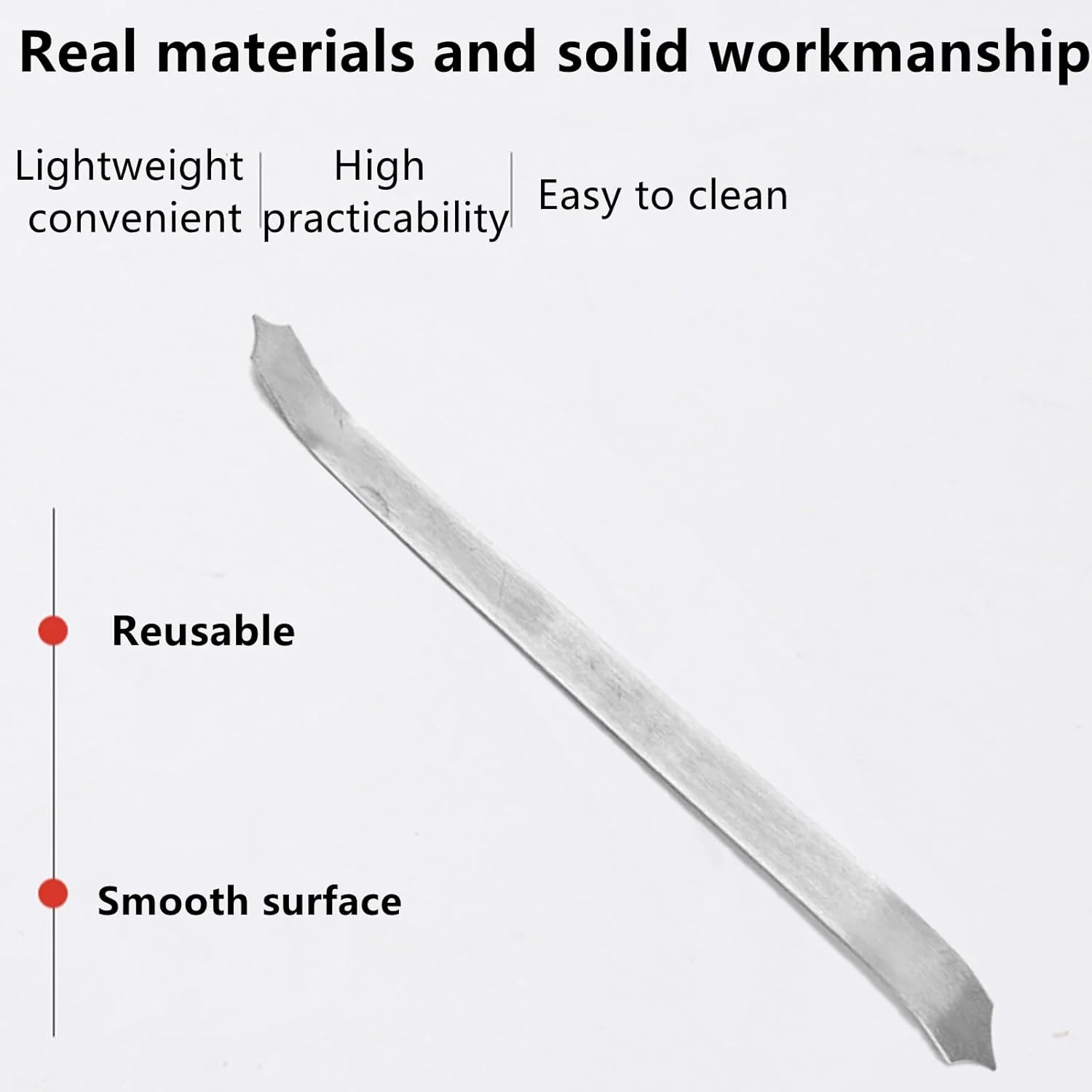 چاقوهای شکل دهی خاک رس سفالگری، ابزارهای سفالگری استیل ضد زنگ ابزار مدل سازی مجسمه سازی خاک رس سر برش دو منحنی برای ساخت بافت سقف