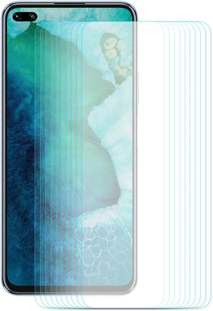 محافظ صفحه نمایش LCD برای گوشی هوآوی نوا 6، 10 عددی، Hat-prince، ضخامت 0.26 میلی متر، سختی 9H، شیشه حرارت دیده لبه منحنی 2.5D