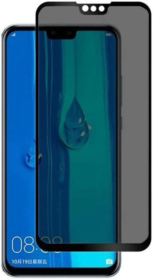 محافظ صفحه نمایش شیشه ای حریم خصوصی MIBQM بسته 3 عددی، ضد جاسوسی، مناسب برای Huawei Enjoy 10Plus/9/9s/9Plus/8e