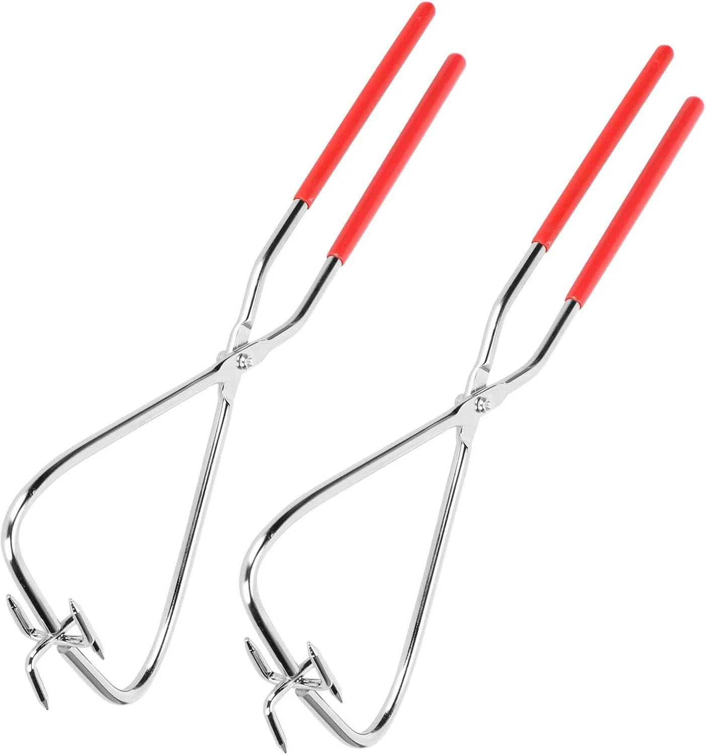 انبر ابزار سفالگری استیل ضد زنگ برای لعاب کاری مجسمه های گلی، 2 عدد برای هنرمندان و علاقه مندان