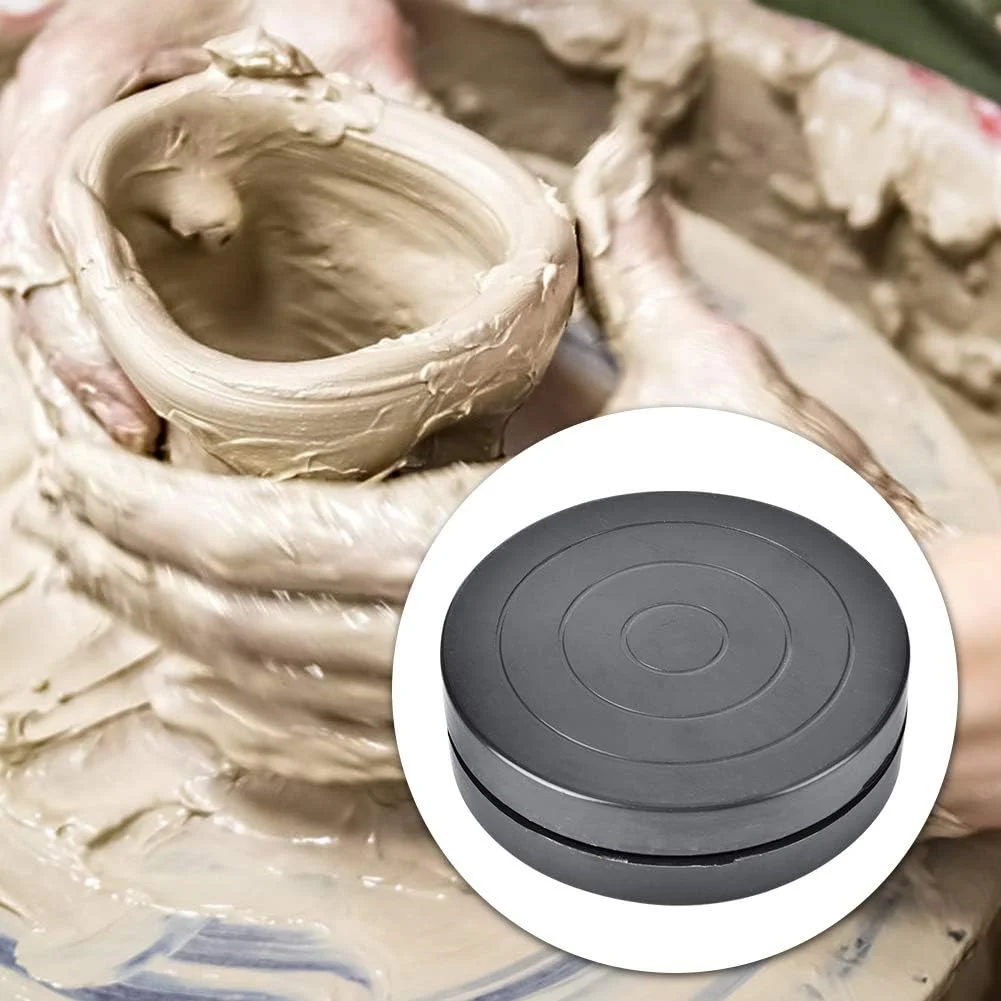 صفحه گردان پلاستیکی Fdit، ابزار مجسمه سازی سفالی دست ساز با نوع بسته بالا و پایین، برای کارهای سفال سرامیکی (قطر 11.5)