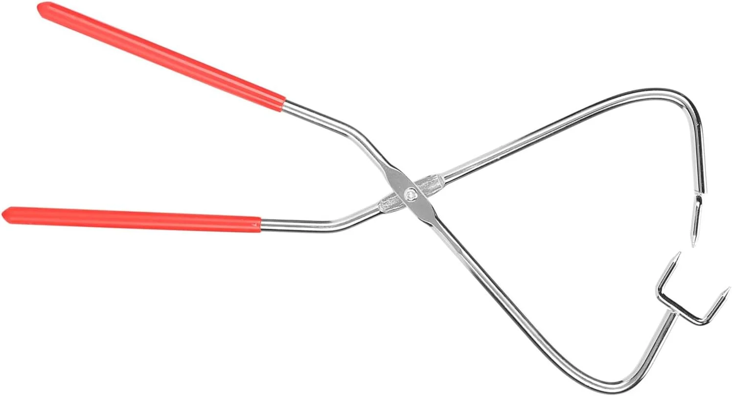 انبر ابزار سفالگری استیل ضد زنگ برای لعاب کاری مجسمه های گلی، 2 عدد برای هنرمندان و علاقه مندان