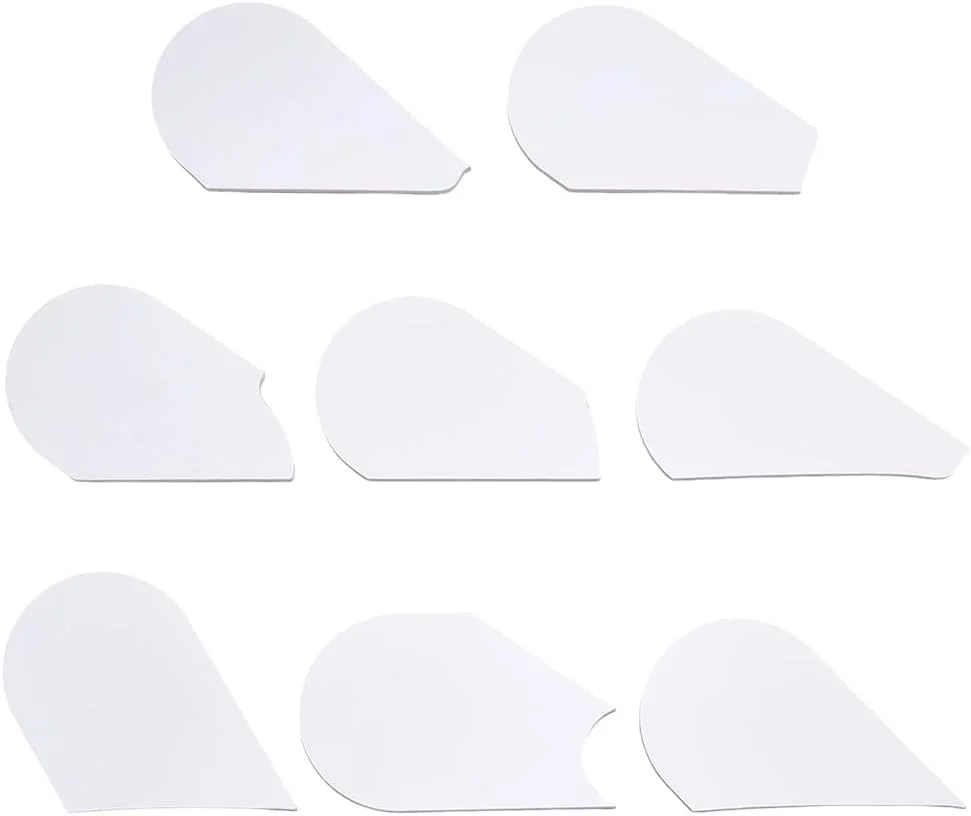 مجموعه 8 عددی ابزار هنری بافتدار سفالگری FINGERINSPIRE - مجموعه تختههای گوه ای رسی اکریلیک 8 سبک برای سرامیک، مجسمهسازی و حکاکی، ابزار شکلدهی و آمادهسازی پایه سفالی گرد تخت سفید برای صنایع دستی رسی مجموعه 8 عددی ابزار هنری بافتدار سفالگری FINGERINSPIRE - مجموعه تختههای گوه ای رسی اکریلیک 8 سبک برای سرامیک، مجسمهسازی و حکاکی، ابزار شکلدهی و آمادهسازی پایه سفالی گرد تخت سفید برای صنایع دستی رسی