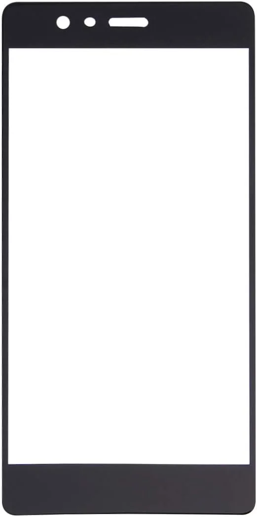 GHZHEGIZHUND Screen Protector Foils For Huawei P9 0.26mm 9H Surface Hardness Explosion-proof Silk-screen Tempered Glass Full Screen Film (Black) Cell Phones Accessories (Color : Black)
