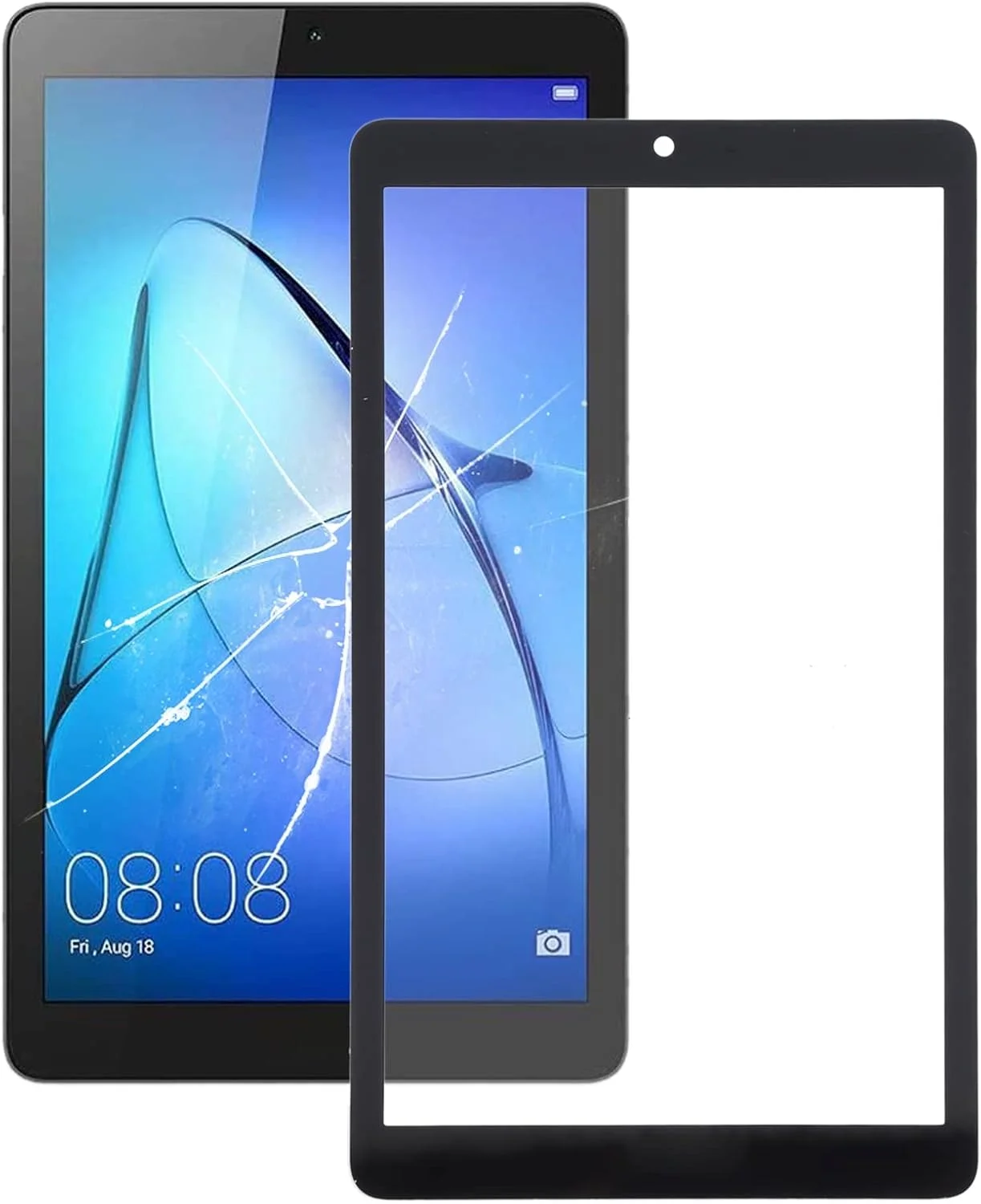 شیشه لنز بیرونی صفحه نمایش جلویی هوآوی MediaPad T3 7.0 Wifi BG2-W09 (مشکی) شیشه لنز بیرونی صفحه نمایش جلویی هوآوی MediaPad T3 7.0 Wifi BG2-W09 (مشکی)