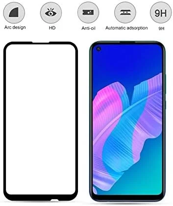 محافظ صفحه نمایش LCD گوشی موبایل برای Huawei P40 Lite E ضخامت 0.33 میلی متر، سختی 9H، چسب کامل 2.5D، فیلم شیشه ای حرارت دیده تقویت شده