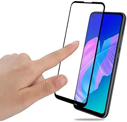 محافظ صفحه نمایش LCD گوشی موبایل برای Huawei P40 Lite E ضخامت 0.33 میلی متر، سختی 9H، چسب کامل 2.5D، فیلم شیشه ای حرارت دیده تقویت شده