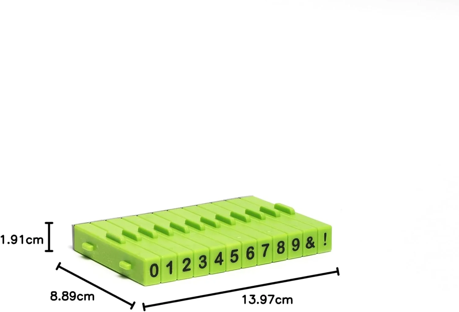 مجموعه شماره های چسباندنی زییم تولز آمریکا، فونت Arial Rounded MT Bold، ۱۲ قطعه (ALSS1N-10298)