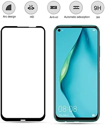 محافظ صفحه نمایش ال سی دی گوشی موبایل برای هوآوی P40 Lite، دو عدد، 0.33 میلی متر، 9H، 2.5D، فیلم شیشه ای حرارت دیده با چسب کامل، فیلم شیشه ای تقویت شده محافظ صفحه نمایش ال سی دی گوشی موبایل برای هوآوی P40 Lite، دو عدد، 0.33 میلی متر، 9H، 2.5D، فیلم شیشه ای حرارت دیده با چسب کامل، فیلم شیشه ای تقویت شده