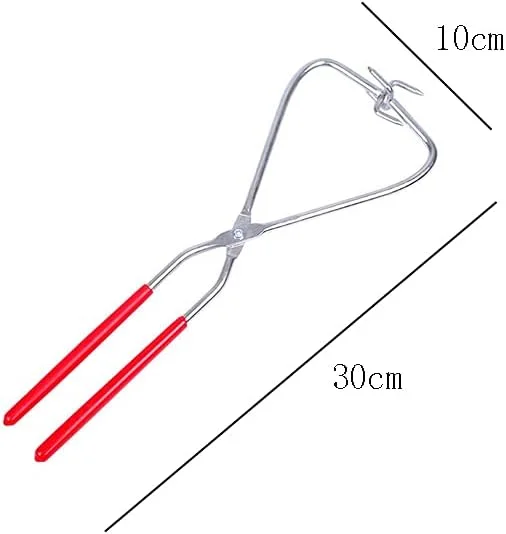انبر سفالی لاسنرزام، ابزار سفالگری، ابزار هنری سفالی، ابزار مجسمه سازی سفالی، انبر غوطه وری مجسمه سازی سفالی، ابزار سفالگری، قرمز