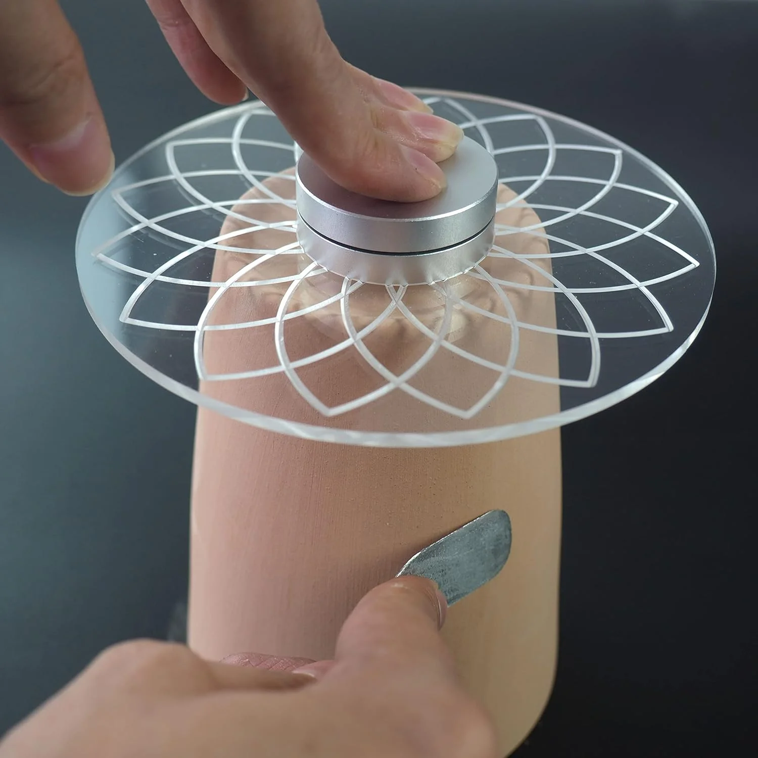 ابزار پرداخت سفال و سرامیک وایت مون، ابزار پیرایش چرخ سفالگری، ابزار کوچک روتاری مناسب برای سفالگران و هنرمندان خاک رس