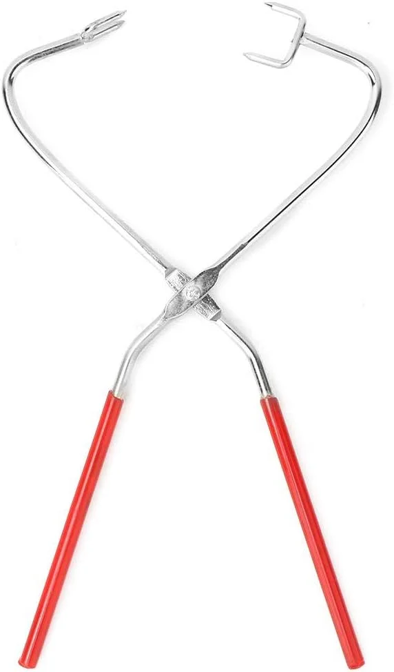 ابزار مجسمه سازی سفالی با دسته پلاستیکی، انبر گیره سفالی، ابزار سفالی استیل برای مجسمه سازی