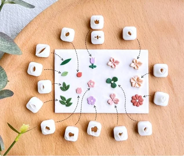 کنزون | کاتر های کوچک خمیر پلیمری | ابزار برش خمیر | ابزار ساخت گوشواره | ابزار برش خمیر برای ساخت جواهرات | رنگ ممکن است متفاوت باشد | مجموعه 15 عددی |