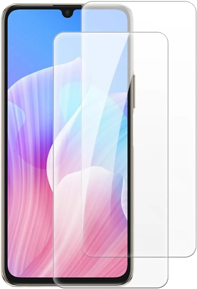 شنتایم [بسته 2 عددی] محافظ صفحه نمایش شیشه ای حرارت دیده سازگار با هوآوی Enjoy 20 Pro (6.5 اینچ)، شفافیت HD، ضد خش، بدون حباب، سازگار با قاب