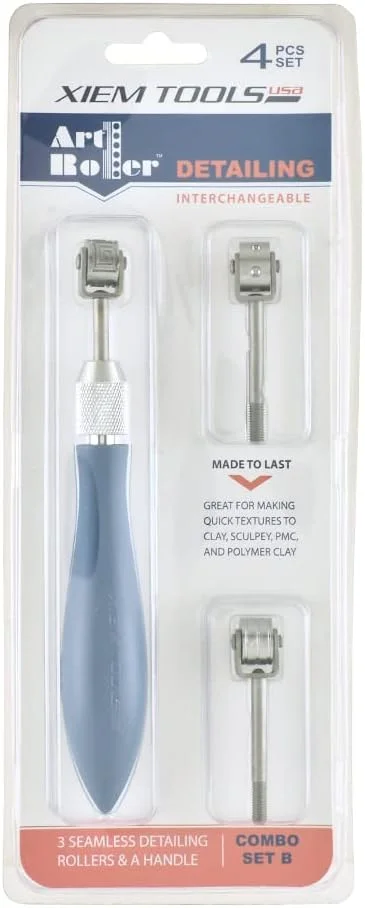 ابزار بافت دهی غلطکی هنری تعویض پذیر Xiem Tools USA مدل B (ARDSB-10380)