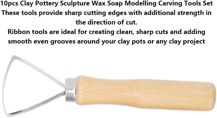 ابزار مجسمه سازی سفالی، ابزار مجسمه سازی خاک رس، ابزار مدل سازی سفال، کیت ابزار سفالگری، ابزار کاردستی سفالی برای حکاکی DIY