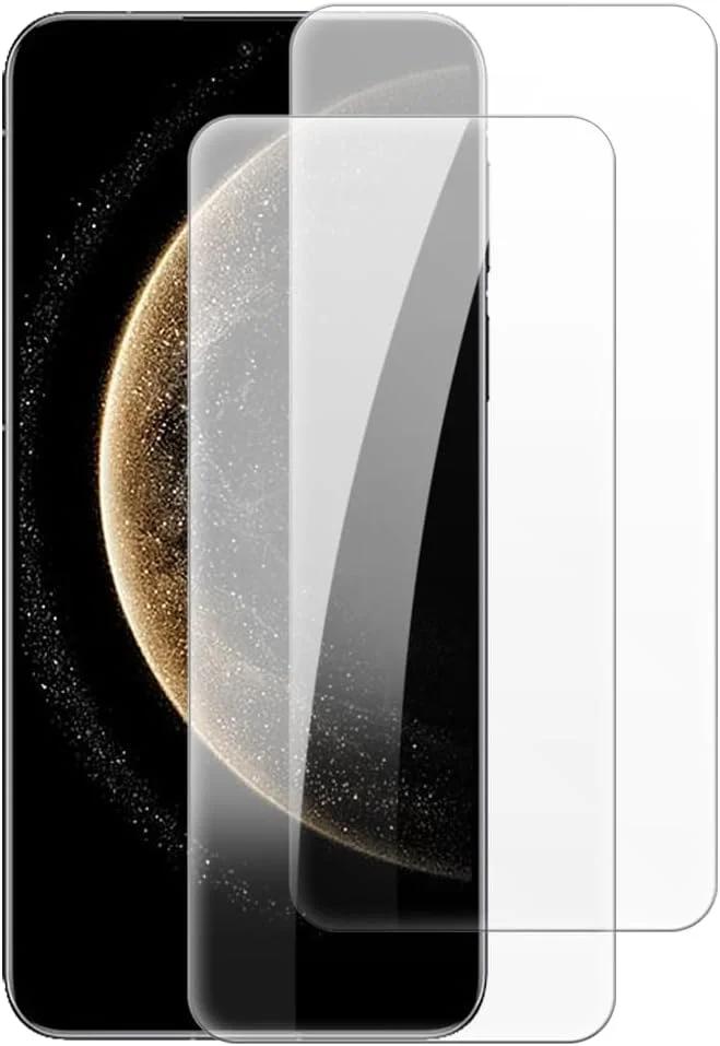 محافظ صفحه نمایش شیشه ای Shantime [2 عددی] مناسب برای Huawei Mate 70 5G (6.7 اینچ)، شفاف HD ضد خش بدون حباب سازگار با قاب