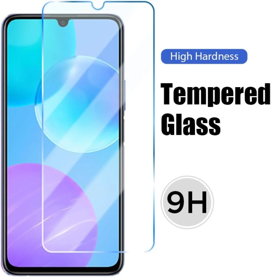 بسته 3 عددی محافظ صفحه نمایش شیشه ای حرارت دیده MIBQM، مناسب برای گوشی های هوآوی Huawei Y7 2019 Y6 Y6p Y5 Y5p Y8p Y9 Prime 2019 Y9S Y9a Y7a Y6S و Huawei Y6 Prime 2019