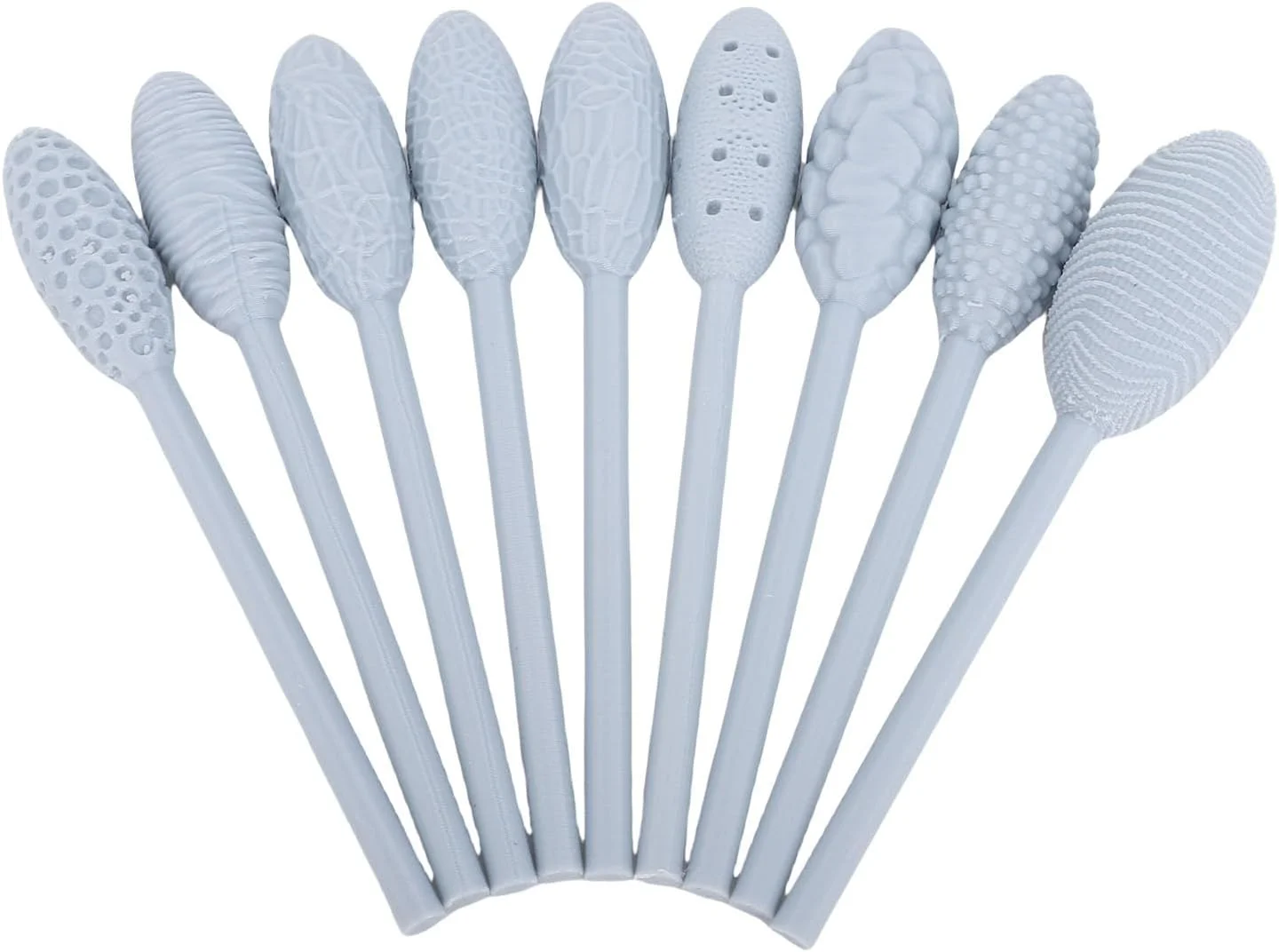 مجموعه 9 عددی ابزار بافت هنر سفالگری NOENNULL، مجموعه ابزار بافت هنر سفال پلیمری، طراحی ارگونومیک طراحی سرامیک