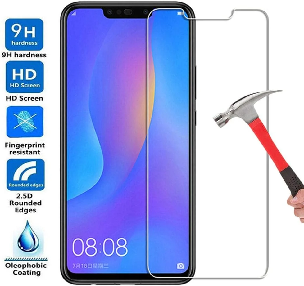محافظ صفحه نمایش شیشه ای حرارت دیده MIBQM بسته 3 عددی برای گوشی های هوآوی نوا 7 SE Pro 5 5i 5 Pro و هوآوی نوا 7 پرو