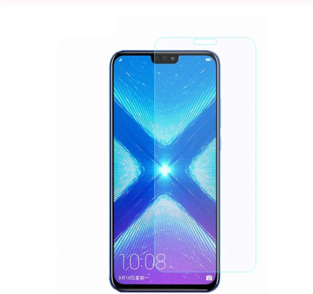 FHNLKFS 3pcs Tempered Glass,For Huawei Honor 8x Screen Protector 9H 2.5D Phone On Protective Glass,For Huawei Honor8x 8 X Glass