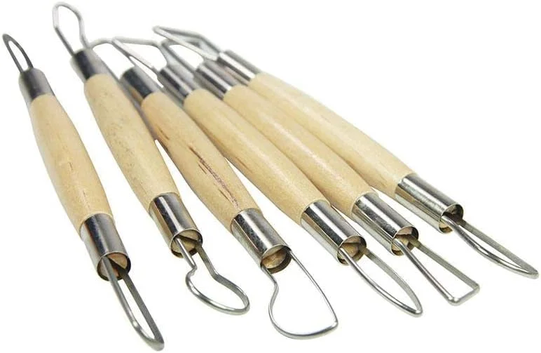 ابزار مجسمه سازی رسی ایتسی بیتسی، دو طرفه - 6 عدد ابزار مجسمه سازی رسی ایتسی بیتسی، دو طرفه - 6 عدد