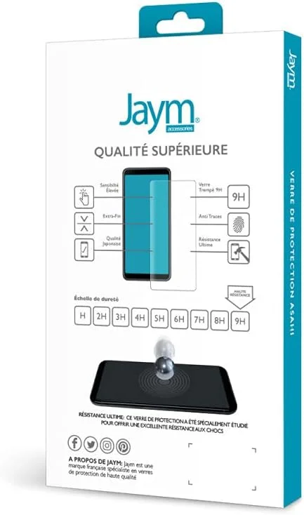 محافظ صفحه نمایش شیشه ای 2.5D پریمیوم Jaym Asahi برای هوآوی Y5 2019