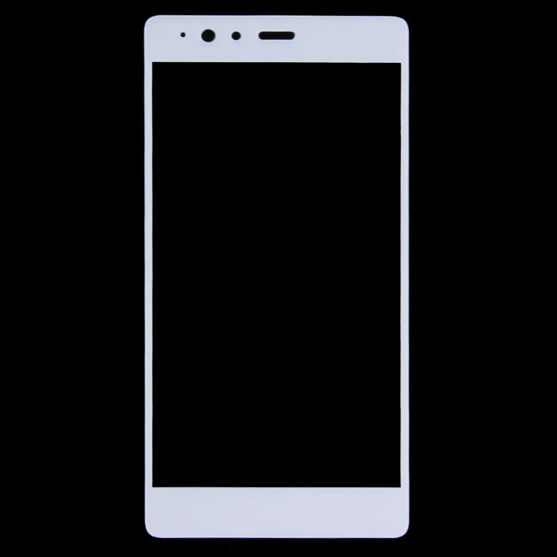 محافظ صفحه نمایش شیشه ای هواوی P9 Plus، ضخامت 0.26 میلی متر، سختی سطح 9H، ضد انفجار، تمام صفحه (مشکی)، لوازم جانبی تلفن همراه (رنگ: سفید)