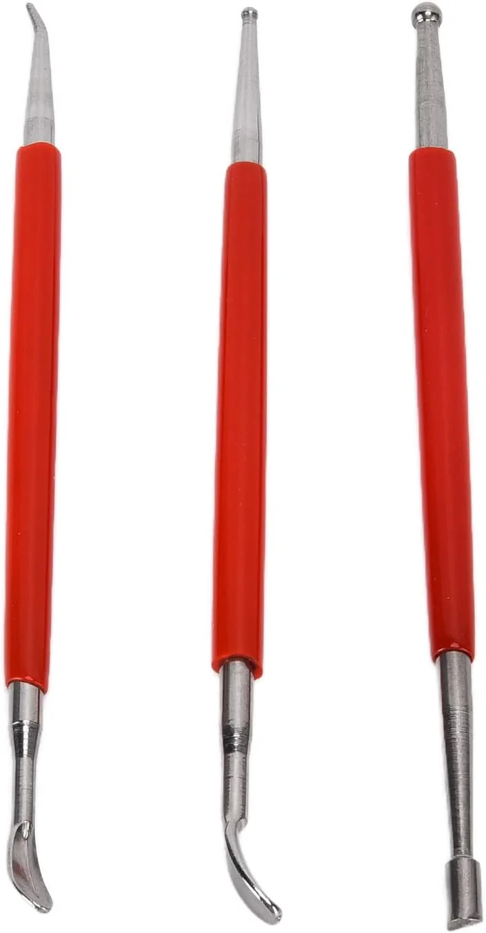 ابزار مجسمه سازی رسی 3 عددی، ابزار سفالگری دو طرفه برای مدل سازی، حکاکی و مجسمه سازی