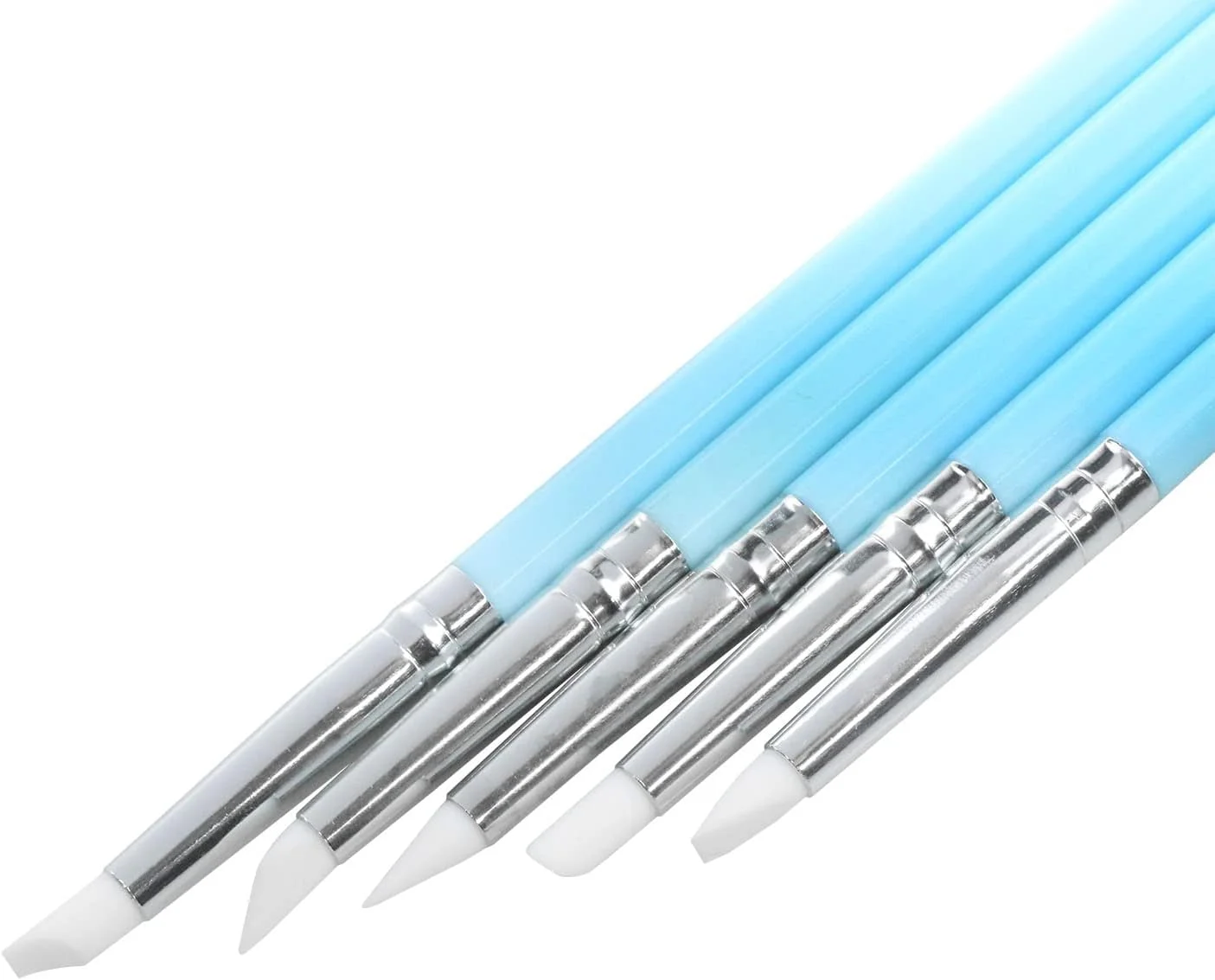 ابزار مجسمه سازی رسی سیلیکونی یوکیمانگو - 5 عددی، قلم استایلوس رسی DIY، ابزار فرورفتگی، مورد استفاده برای صنایع دستی DIY، سفال مجسمه سازی، مخلوط کردن، نقاشی، طراحی ناخن ابزار مجسمه سازی رسی سیلیکونی یوکیمانگو - 5 عددی، قلم استایلوس رسی DIY، ابزار فرورفتگی، مورد استفاده برای صنایع دستی DIY، سفال مجسمه سازی، مخلوط کردن، نقاشی، طراحی ناخن