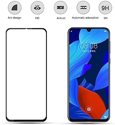 محافظ صفحه نمایش شیشه ای تمپرد با چسب کامل 0.33 میلی متری 9H 2.5D CHENCHUAN برای Huawei Nova5 / Nova5 pro