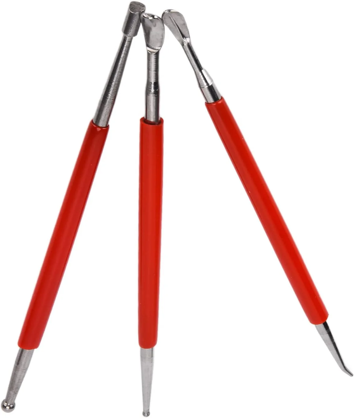 قلم نقطه گذاری GDJbnyu، ابزار مجسمه سازی بادوام دو طرفه با کاربری آسان، ابزارهای رایج برای مدل سازی، حکاکی و صاف کردن رس