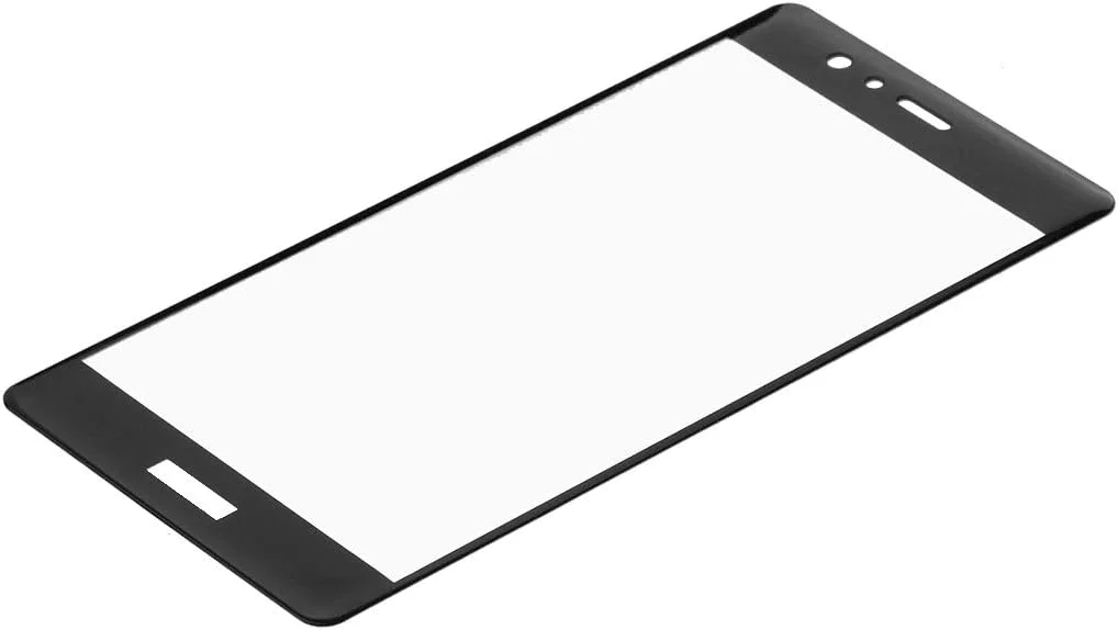 محافظ صفحه نمایش شیشه ای هواوی P9 ضخامت 0.26 میلی متر، سختی سطح 9H، لبه های منحنی سه بعدی، ضد انفجار، رنگی، محافظ تمام صفحه (مشکی) لوازم جانبی تلفن همراه (رنگ: مشکی)