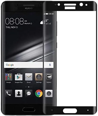 محافظ صفحه نمایش شیشه ای حرارت دیده خمیده سه بعدی پوشش کامل iTop برای Huawei Mate 9 Pro - مشکی