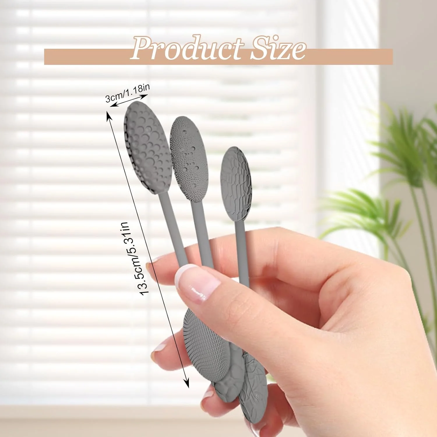 ست ابزار بافت 5 تکه ای برای پروژه های هنری (خاکستری) ست ابزار بافت 5 تکه ای برای پروژه های هنری (خاکستری)