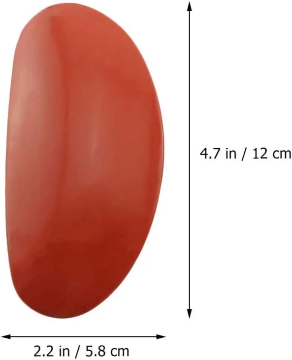 مجموعه 6 عددی ابزار مجسمه سازی سفالی رسی نرم سیلیکونی VILLCASE، 3 اندازه مختلف دنده های سفالی قرمز سرامیکی، ابزار شکل دهی سرامیکی هنرمندان صاف برای مدل سازی سفالگر