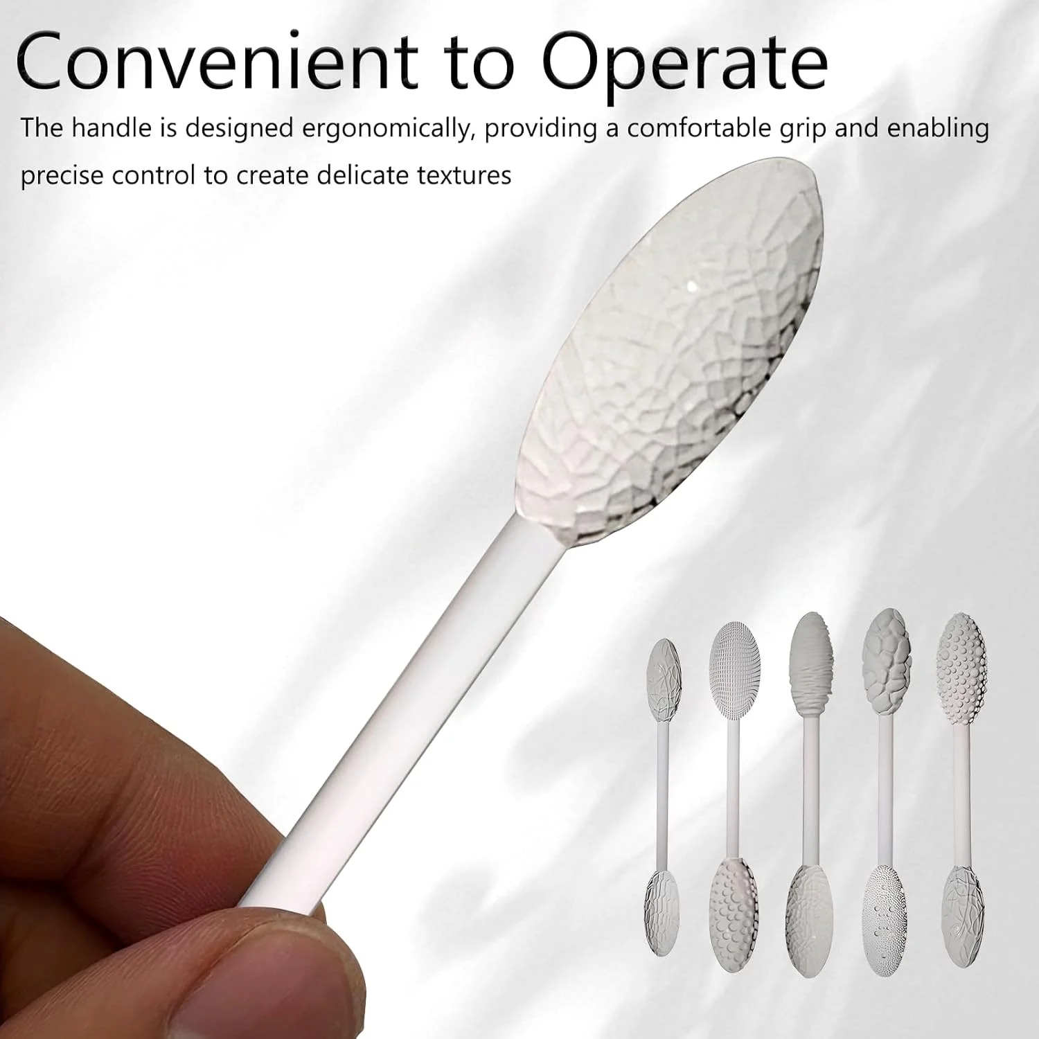 مجموعه ابزار بافت دهی هنر سفالگری - 5 عدد ابزار بافت دهی دو سر، چوب های مدل سازی برای سفالگری و صنایع دستی DIY، برای مبتدیان و حرفه ای ها